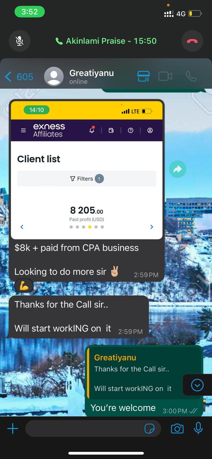 Student result - $8,000 CPA Marketing